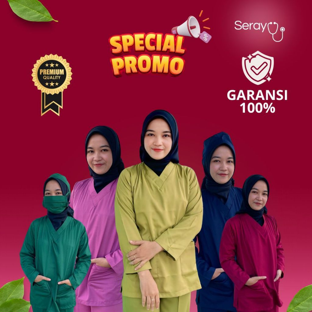 Setelan Baju Oka/Baju Jaga Perawat Toyobo Tojiro