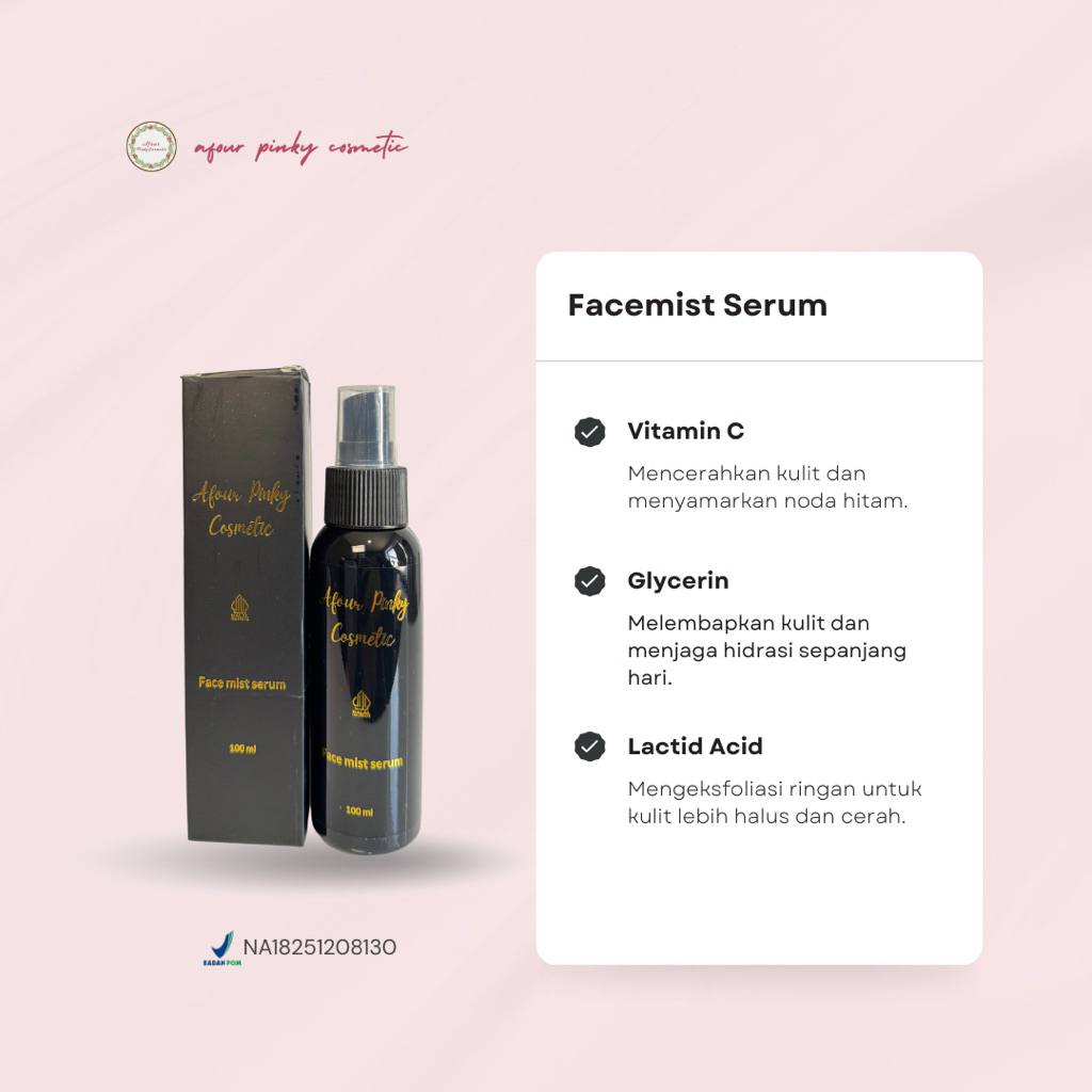 facemist DNA salmon Afourpinky