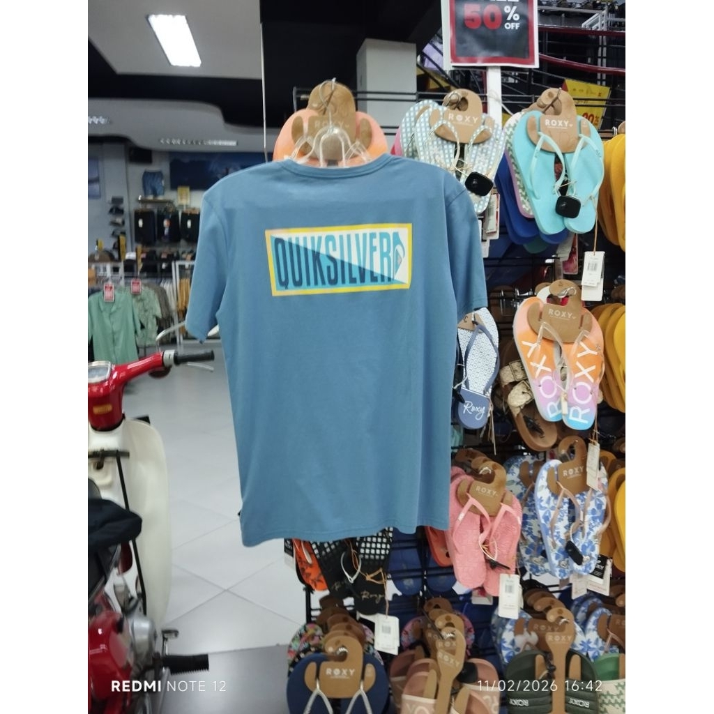 kaos quiksilver crossed out tee original