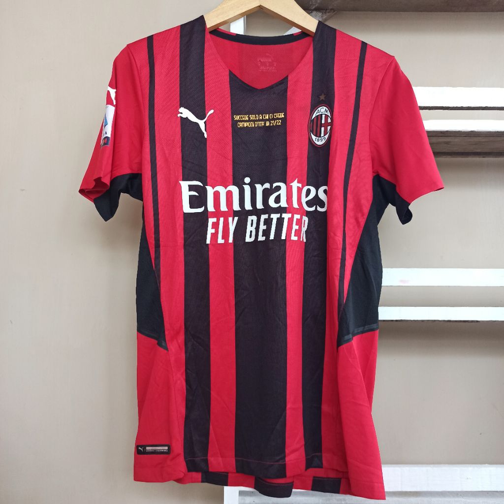 Jersey Ac Milan Home 2021/2022 Player Issue