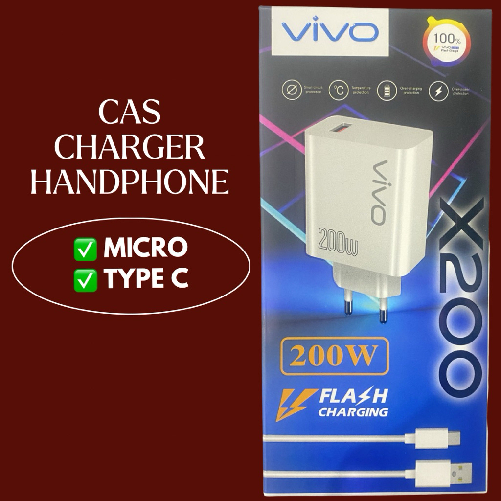 TRAVEL CHARGER / CAS HP 200W ADAPTOR SET KABEL VIVO