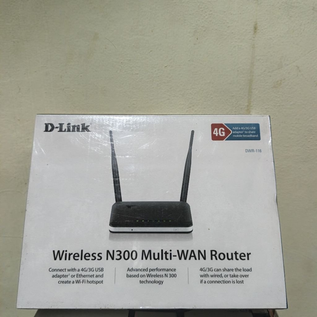 D-LINK DWR-116 WIRELESS N300 MULTI-WAN ROUTER