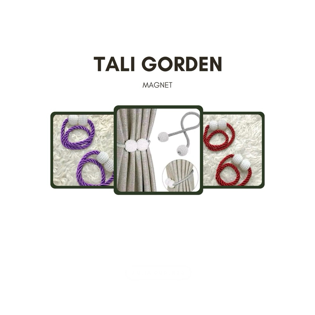 TALI MAGNET GORDEN MINIMALIS ELEGANT MEWAH