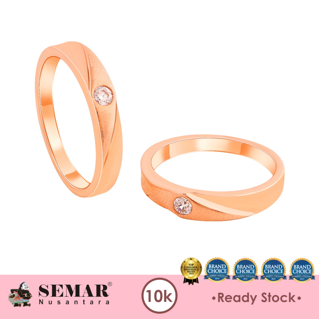 Cincin Emas Qeela Wedding Aeratec Ring Gold Cincin Nikah 10K Semar Nusantara