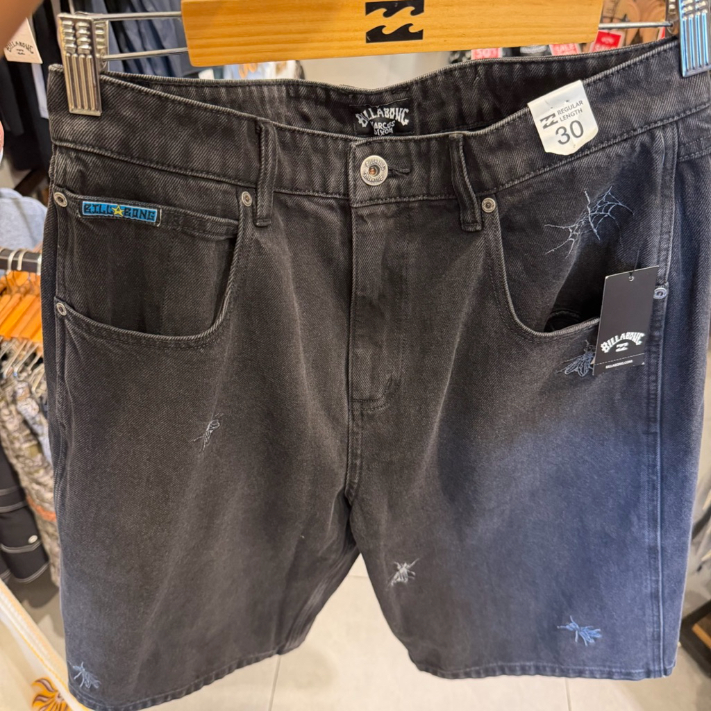 Celana Pendek Pria Billabong Original Bong Fly Jort Black New
