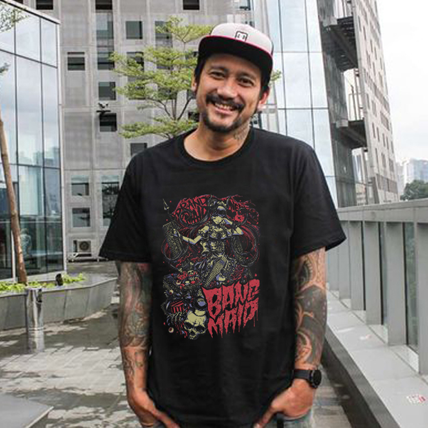 Kaos Band Maid Tshirt 100% Cotton ||| Size S M L XL XXL 3XL 4XL ||| Katun Kombed 30s ||| Ready Stock