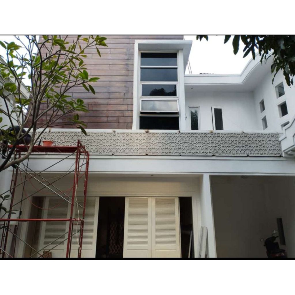 Dinding sekat grc krawangan tangerang konsep modern minimalis