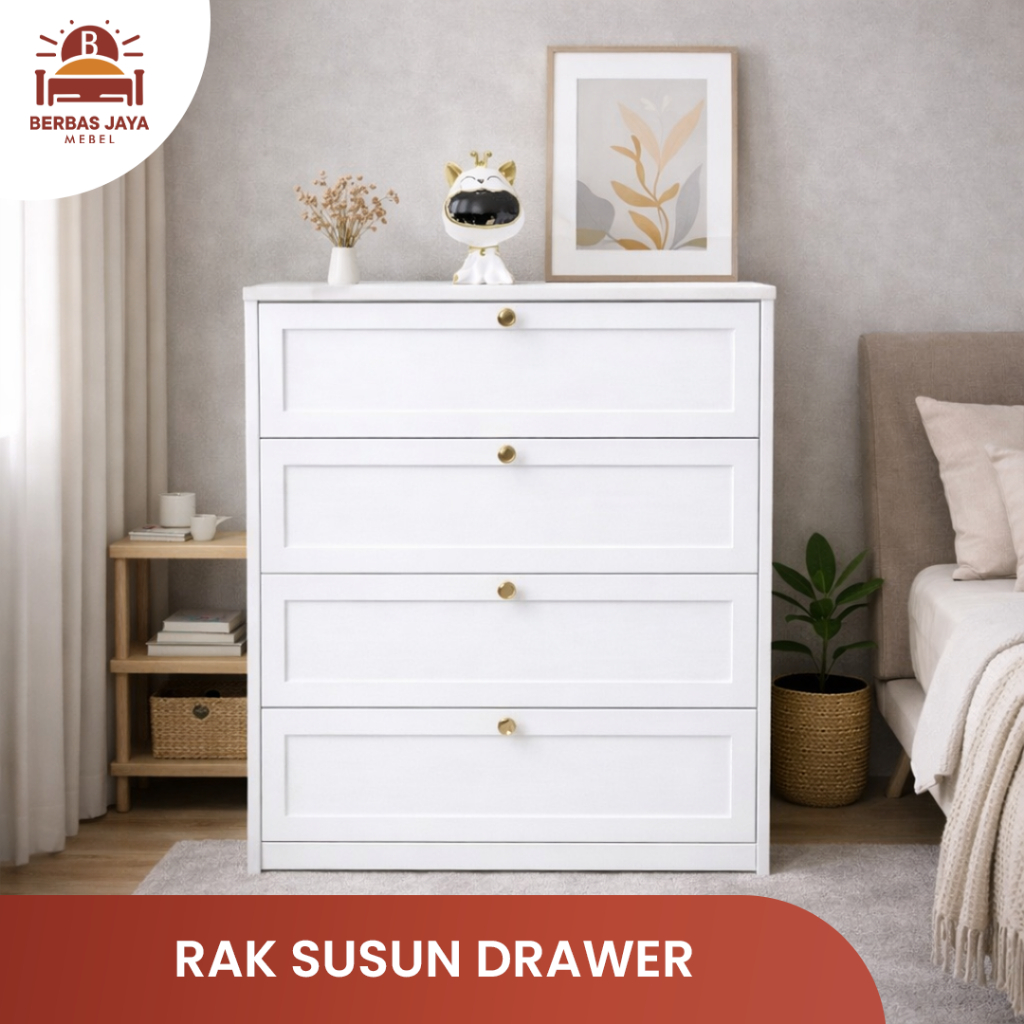 RAK SUSUN DRAWER CABINET BESI