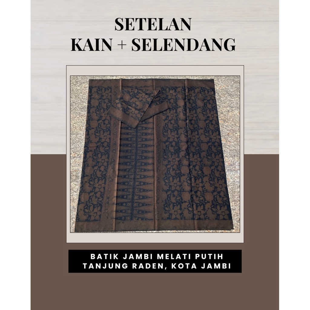 Batik Setelan Kain + Selendang Kecil