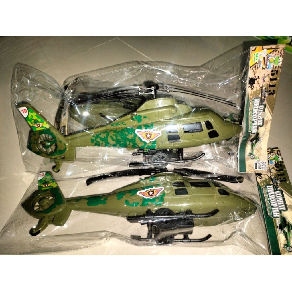 mainan pesawat helikopter TNI ARMY / mainan helicopter pesawat tentara fullback OCT 5113