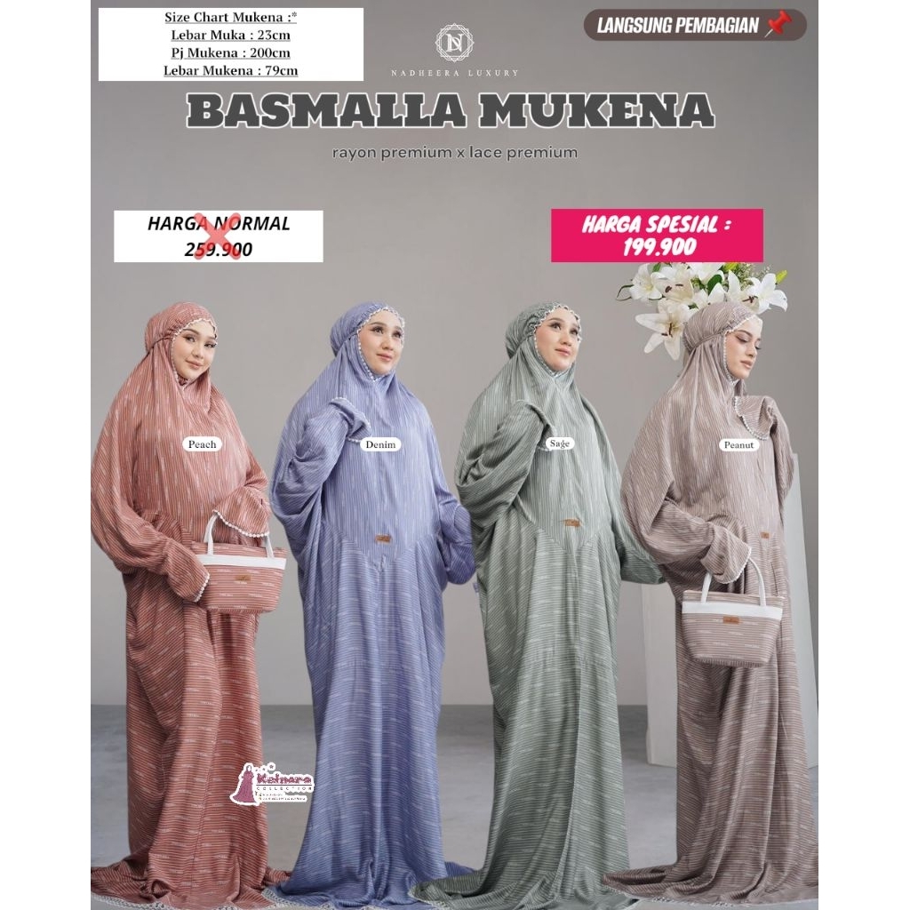 BASMALLA MUKENA NADHEERA LUXURY