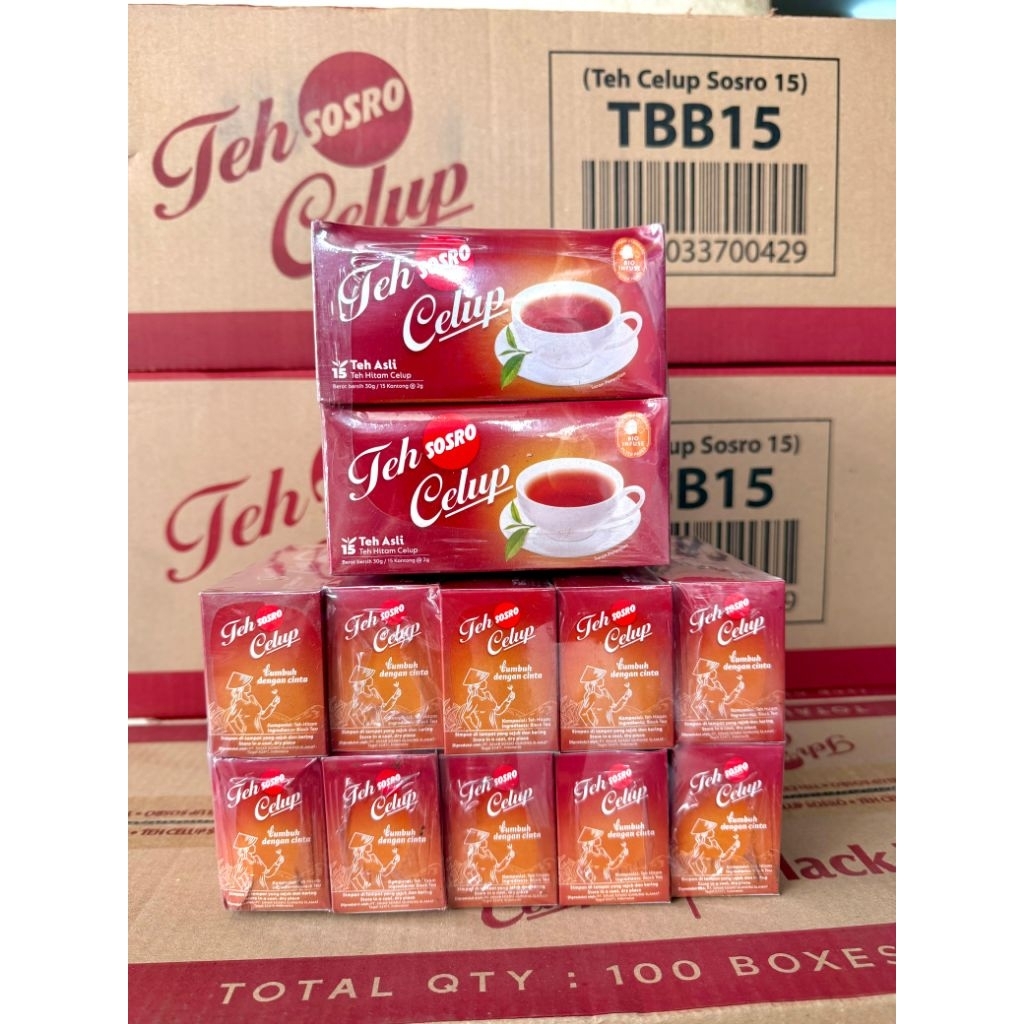 Teh Celup Sosro 5Box//Teh Celup Sosro