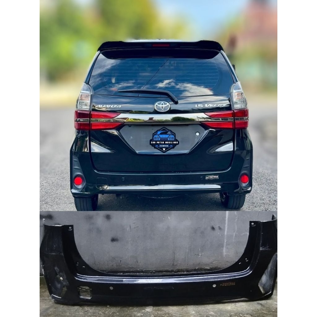 bemper belakang avanza veloz 2019 ORIGINAL