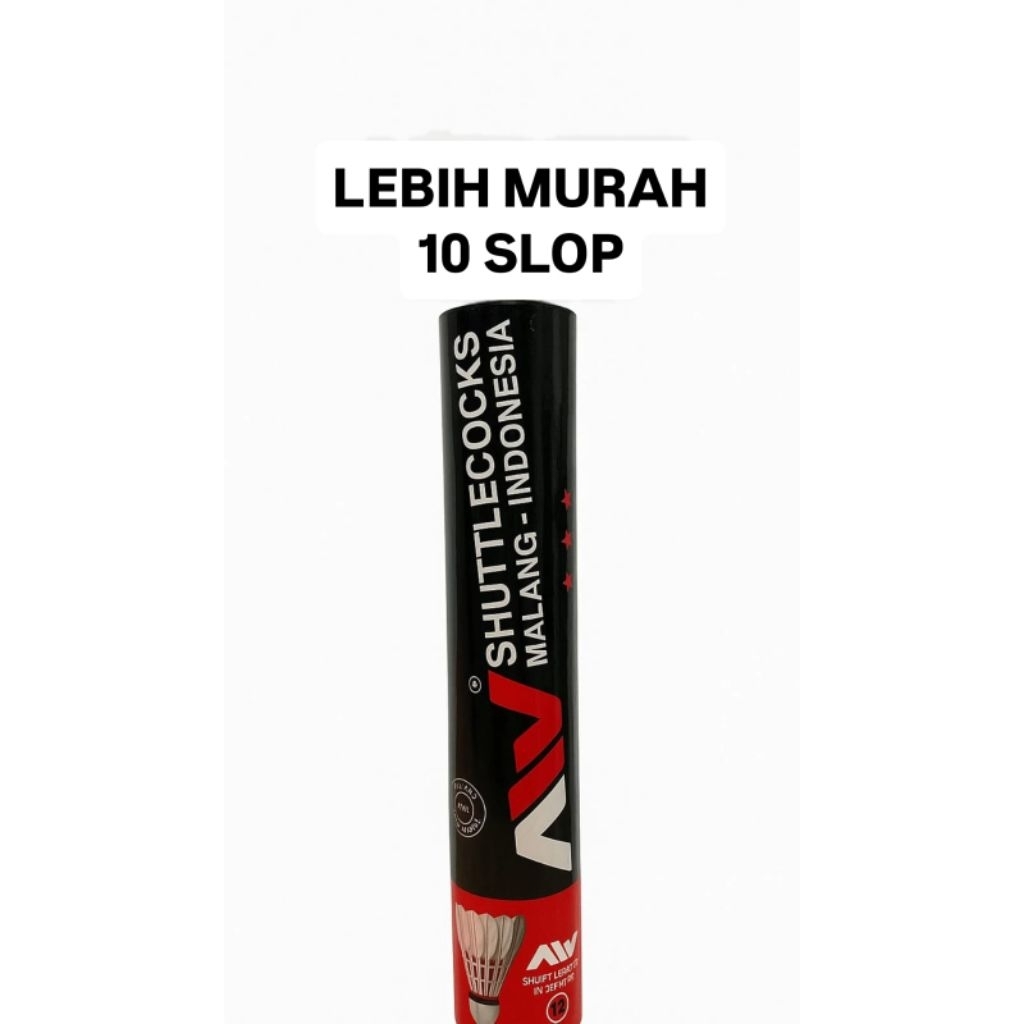 SHUTTLECOCK AW HITAM / BOLA BADMINTON AW / SHUTTLECOCK BADMINTON AW /  SHUTTLECOCK BULUTANGKIS AW / 