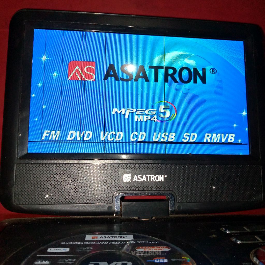 DVD portabel jadul asatron