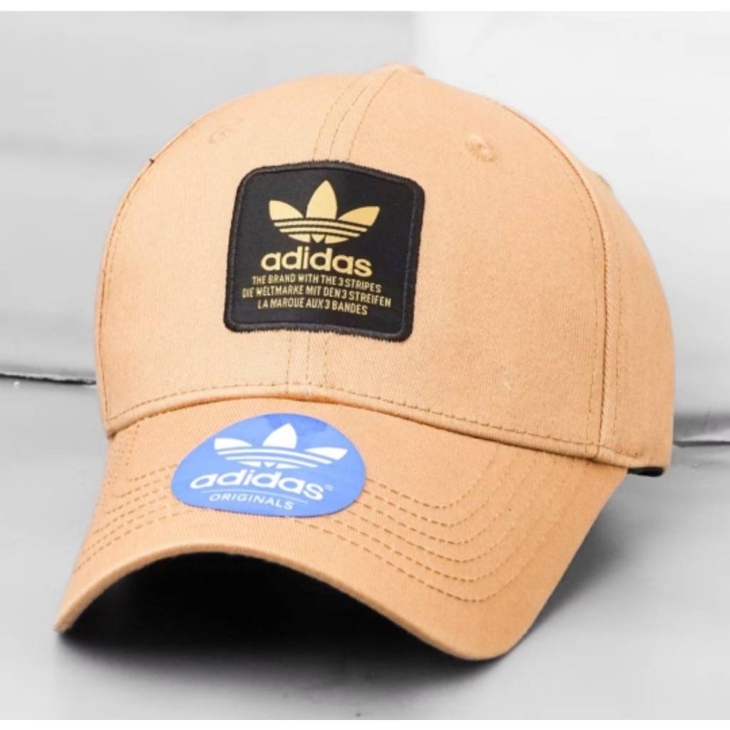 TOPI BASEBALL ADIDAS TOP LOGO ORIGINAL KHAKI CAPS / TOPI BASEBALL ADIDAS PRIA WANITA / TOPI BEST SEL
