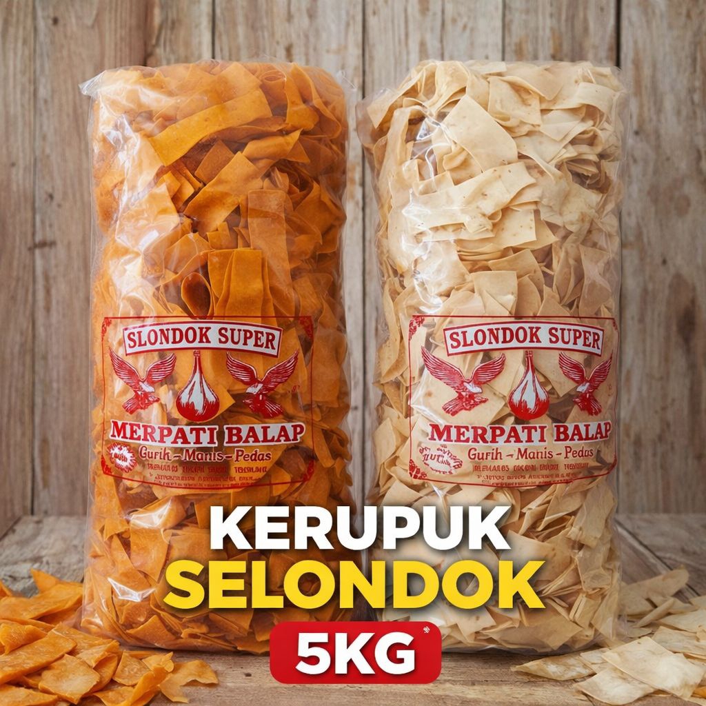 grosir kerupuk slondok mentah 1 bal 5 kg