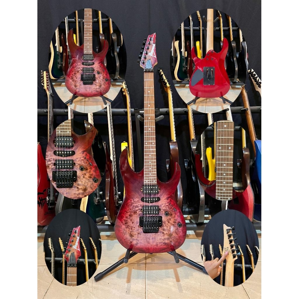 IBANEZ RG470PB Red Eclipse Burst