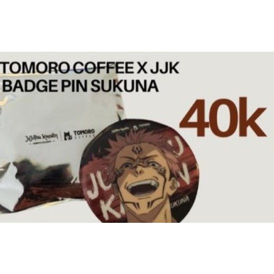 Pin badge sukuna JJK x tomoro