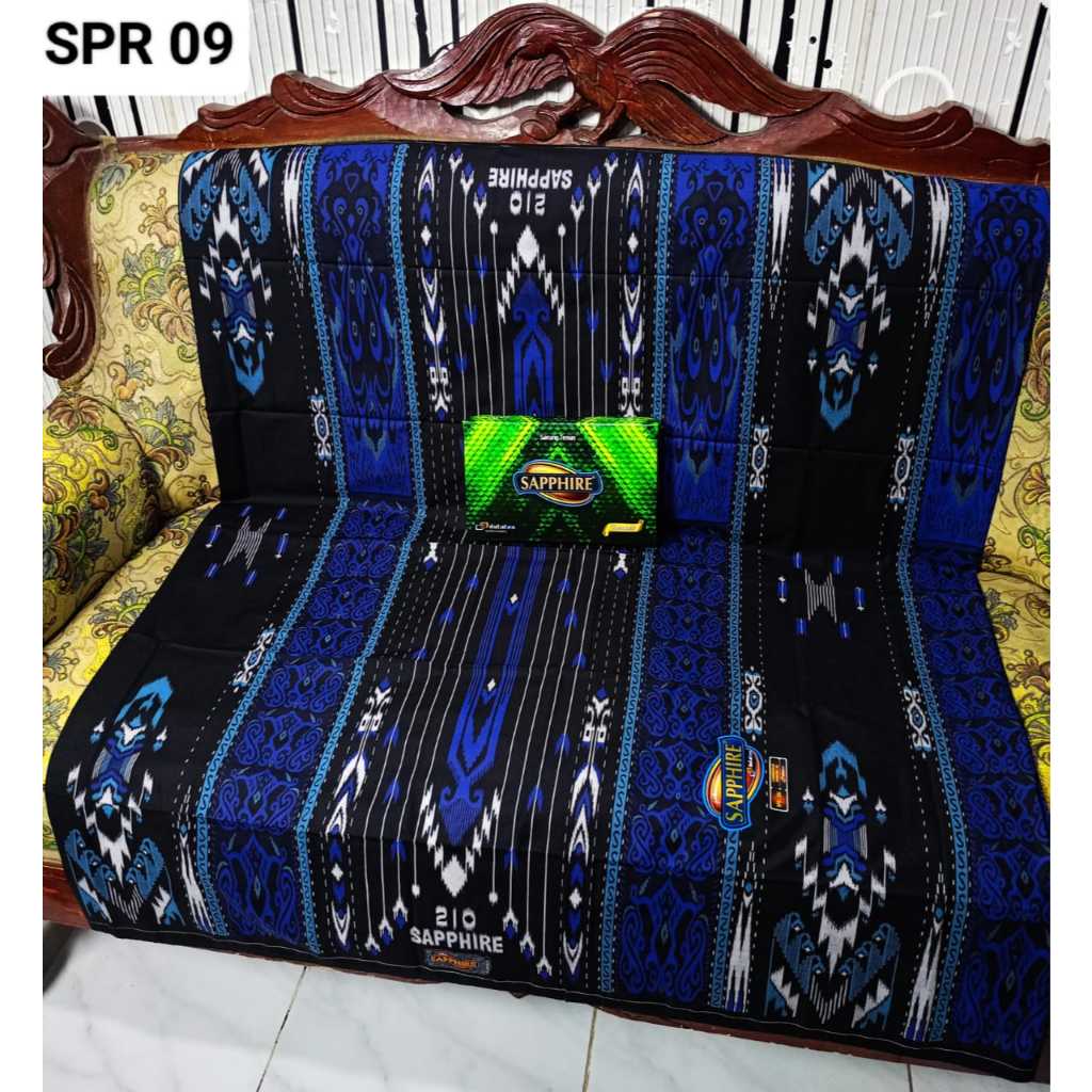 Sarung Saphire Premium SPK SSL Gold Hitam