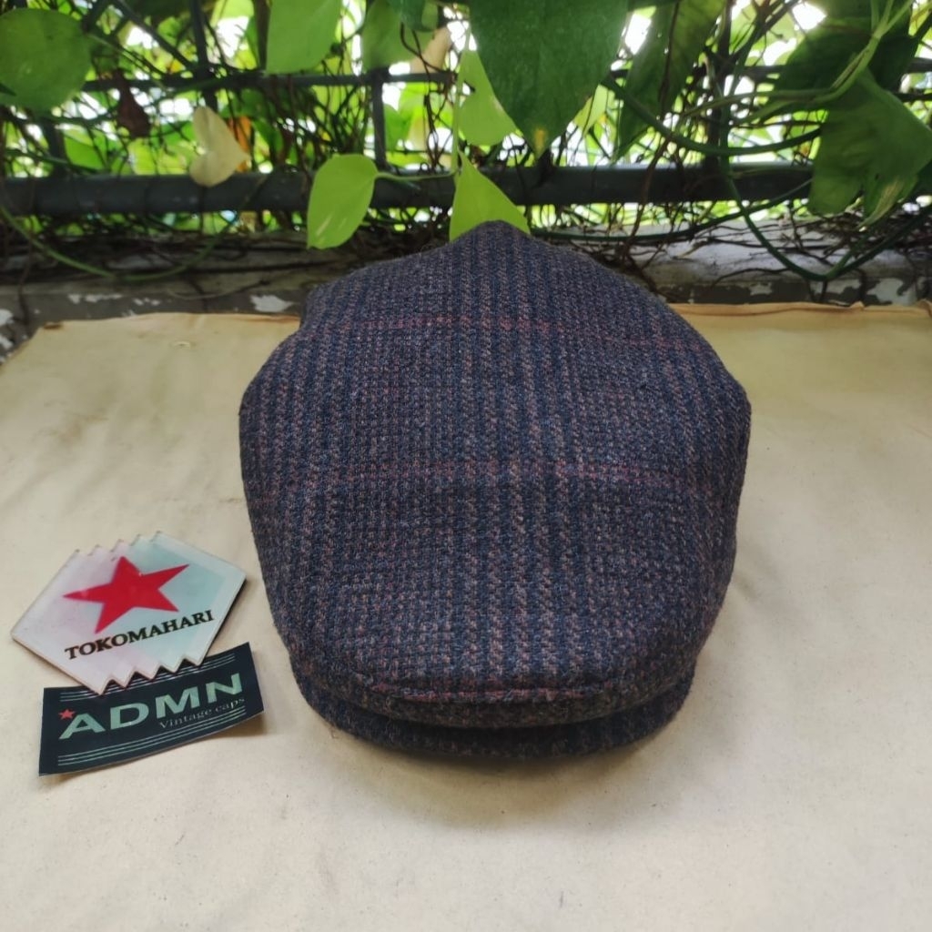 Ivy cap topi flatcap / topi patino / painter hat / topi pelukis