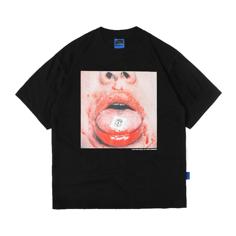 SNSB World Dose Black Oversize T-Shirt 2025