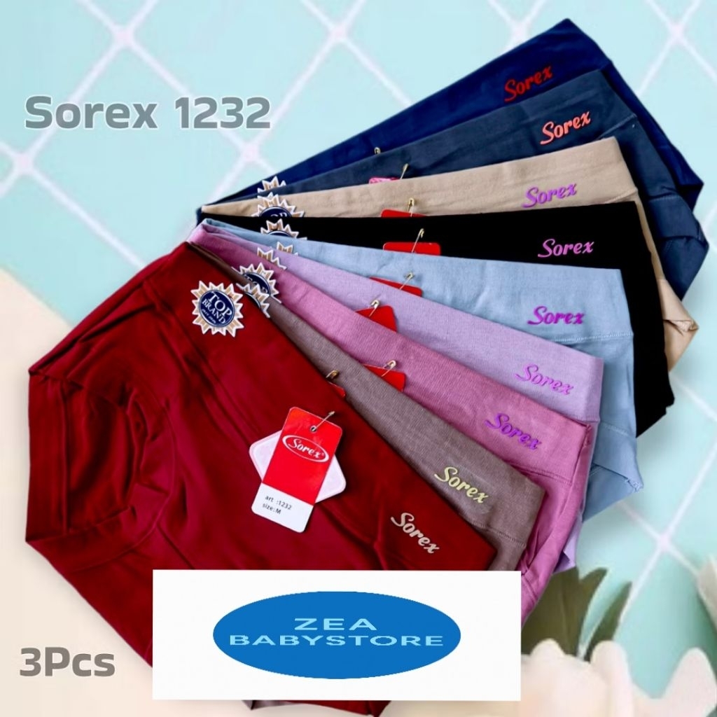 [ PROMO 6PCS ] Cd Sorex 1232 - Celana Dalam Wanita Sorex 1251 Katun Super Soft