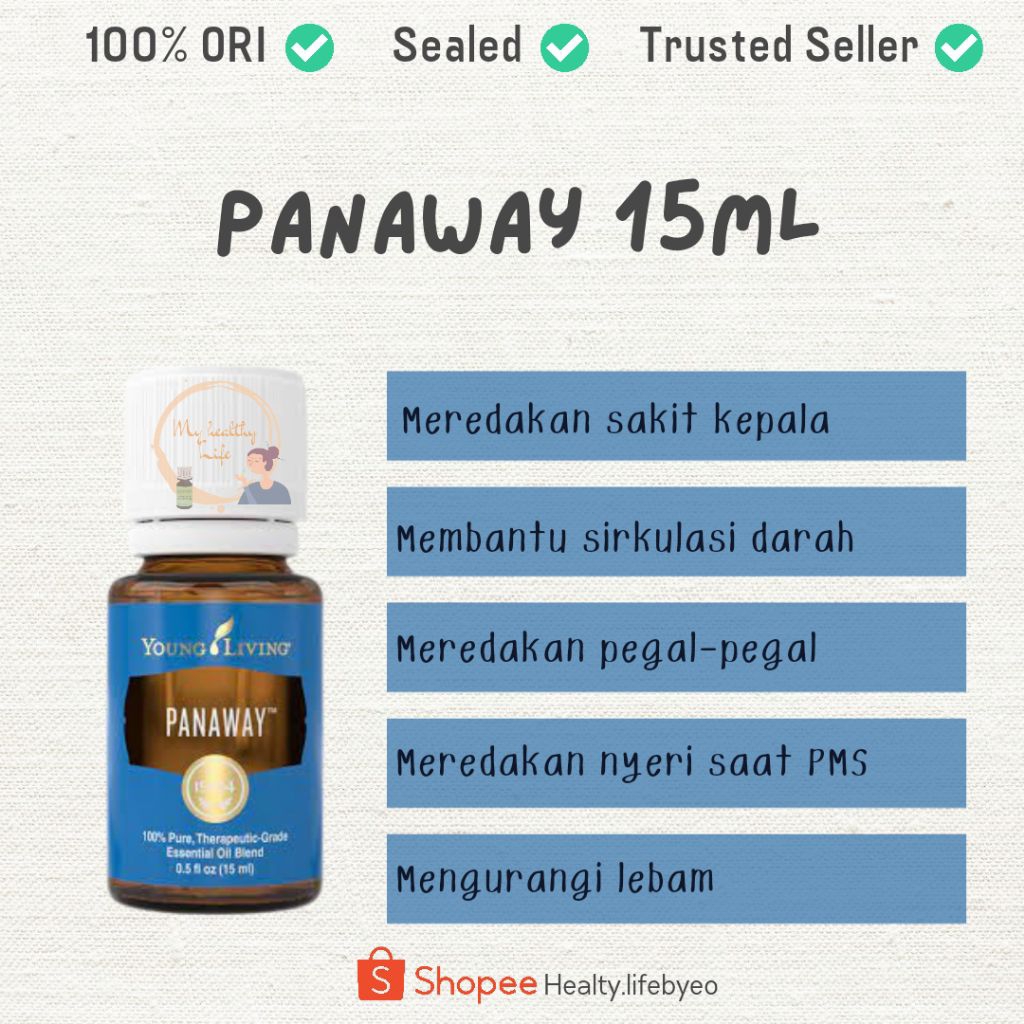 Panaway 15ml young living panaway essential oil panaway yleo