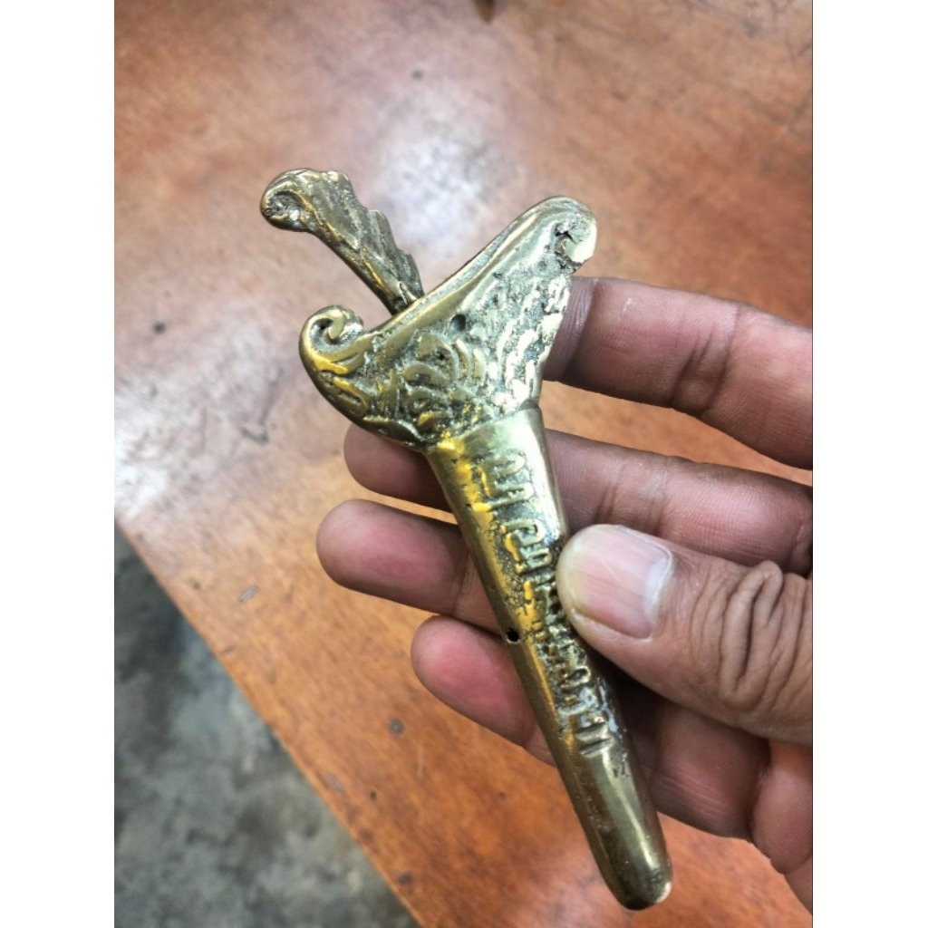 koleksi keris Kuningan sari solid tebal/keris Kuningan asli