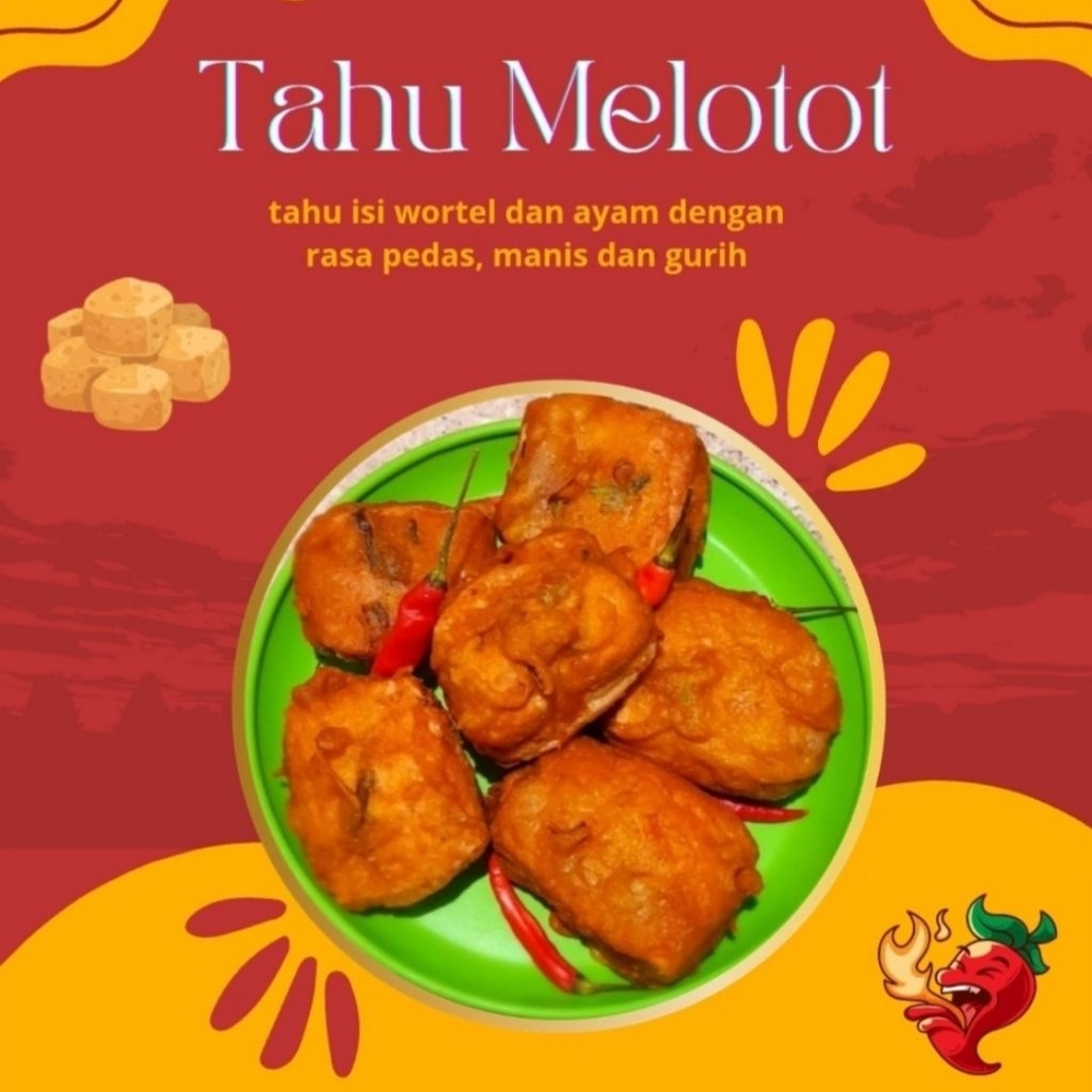 Tahu Melotot | Tahu Isi Ayam Suwir Pedas | Frozen