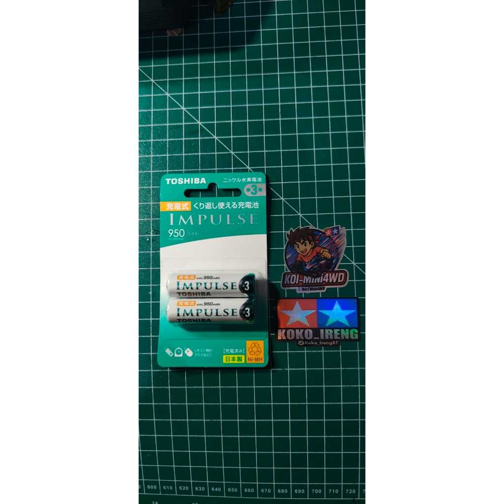 Baterai Toshiba Impluse 950 Mah Original Japan Co