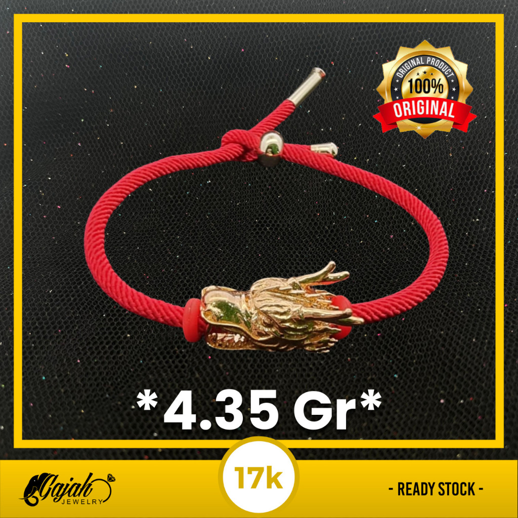 Gelang Tali Emas 17K - Toko Emas Gajah - 4.35 Gram 8297