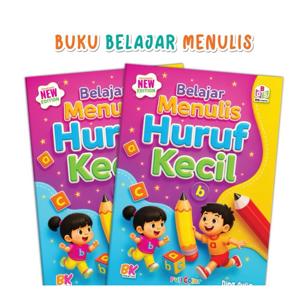 BUKU BELAJAR ANAK PINTAR - BELAJAR MENULIS HURUF KECIL