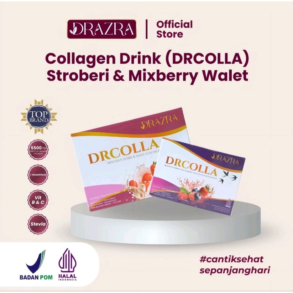 (BPOM/HALAL) DRCOLLA BY dr.Azra (Rahasia Awet Muda)