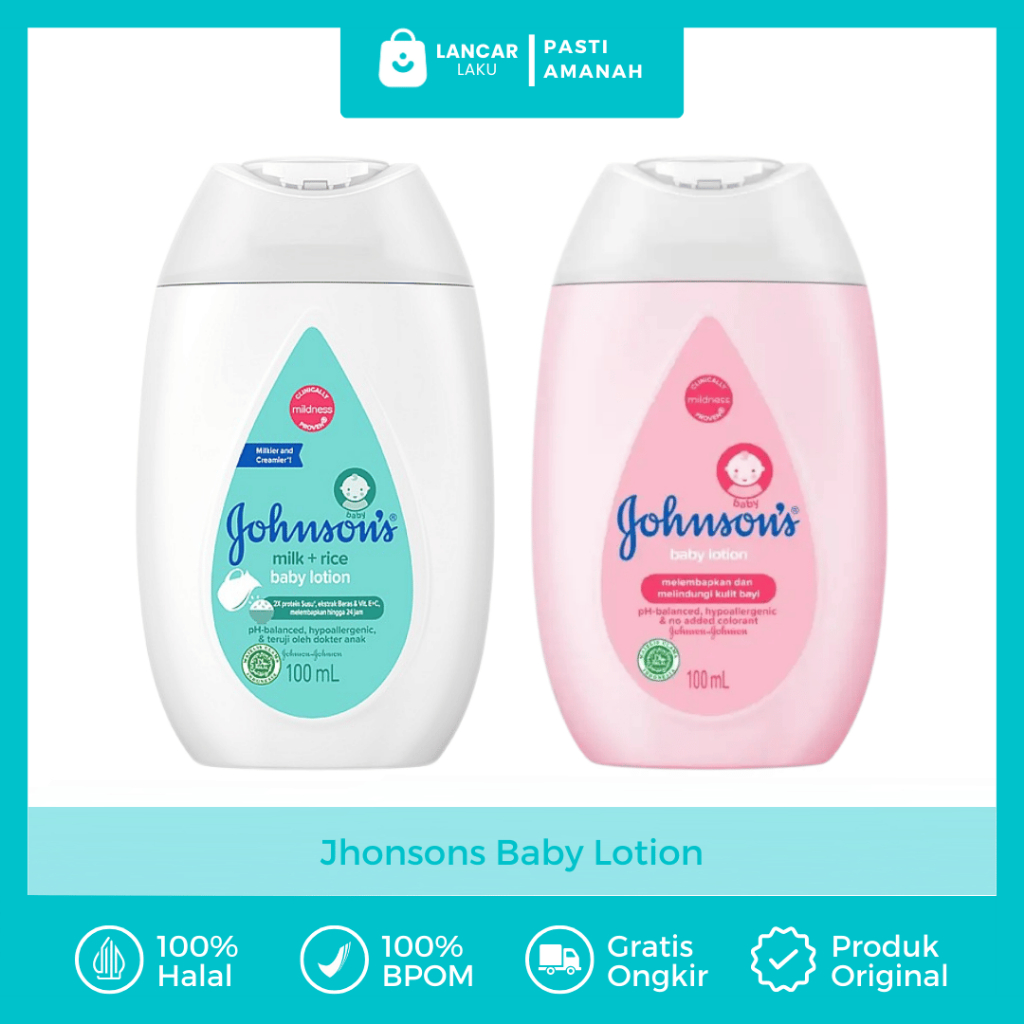 Johnson Body Lotion Anak Dan Bayi Untuk Mencerahkan Kulit Pelembab Wajah Dan Ruam Popok Jhonson