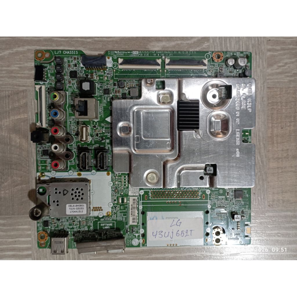 MB MOBO MAINBOARD MESIN TV  LG 43UJ652T LG43
