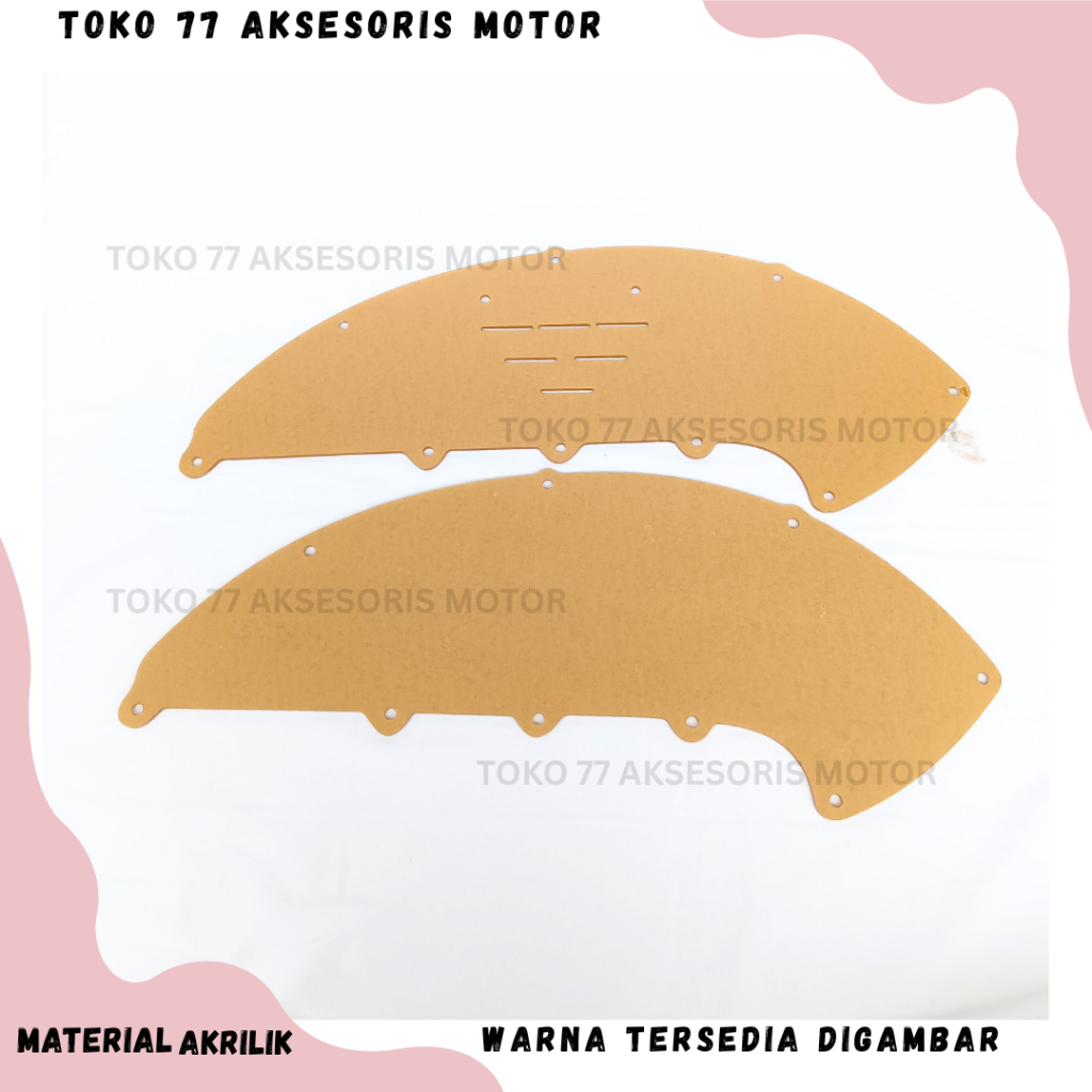 COVER FILTER BENING TUTUP FILTER TRANSPARAN AEROX OLD AEROX 2016-2019 - TERBUKA