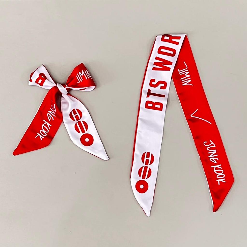 LUVELE Twilly Scarf BTS World Tour – Pita Tas / Hair Scarf Fashion K-Pop Style