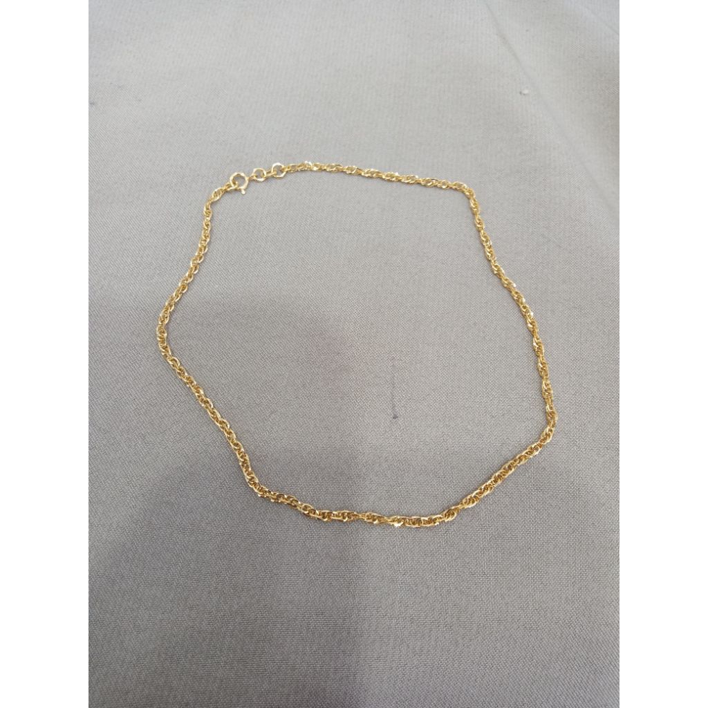 gelang emas tua variasi polos