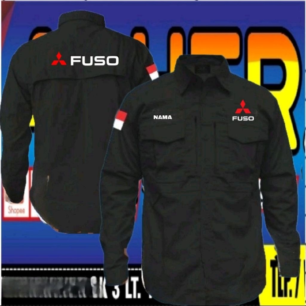 kemeja tactical Mitsubishi Fuso baju Mitsubishi Fuso seragam Mitsubishi Fuso Pdh Mitsubishi Fuso Pdl