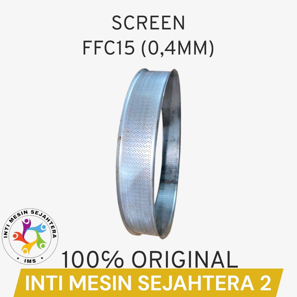 Saringan Mesin Tepung FFC 15 Lubang 0.4mm (1SET ISI 5PCS)- Screen Disk Mill FFC15 Super Halus
