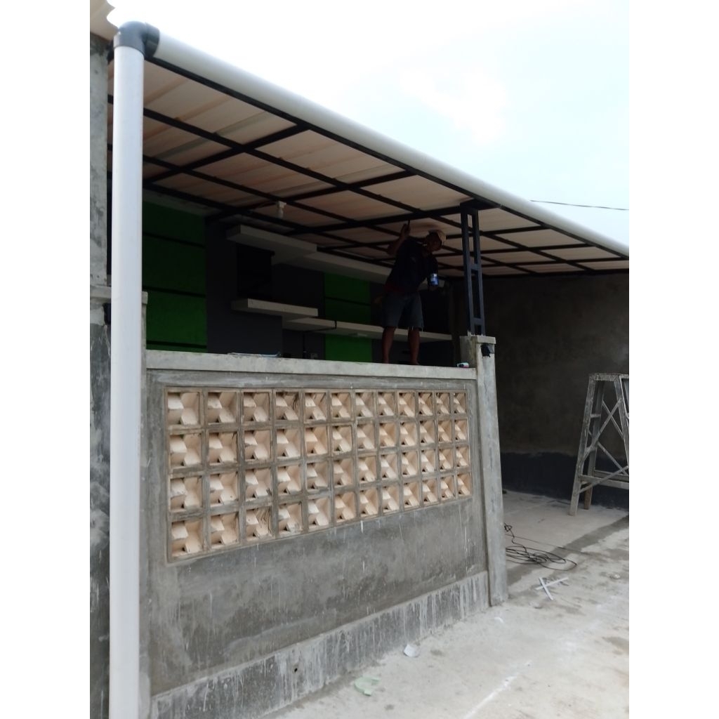 kanopi atap alderon singel