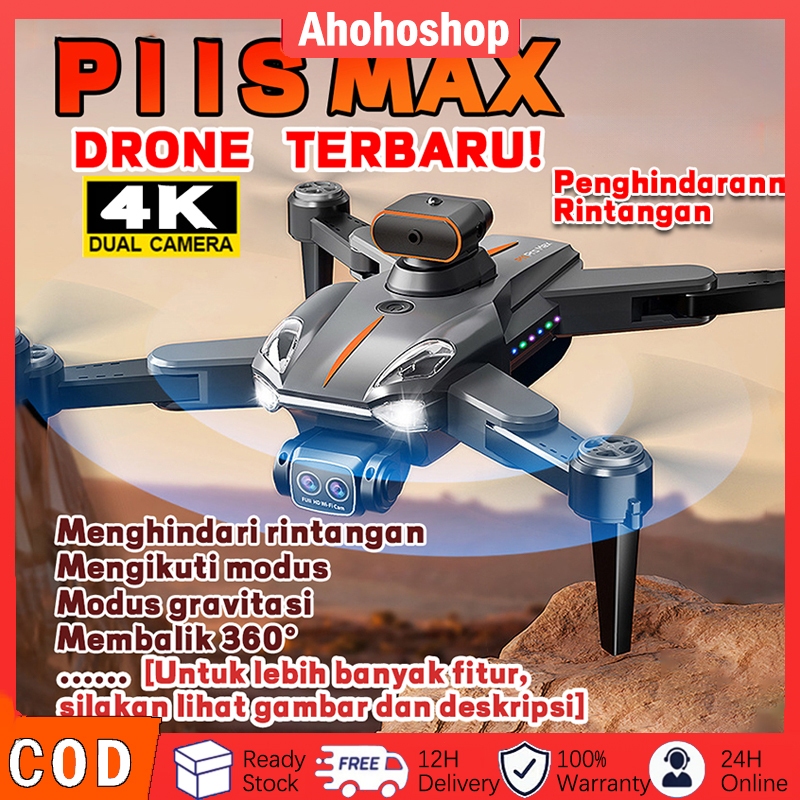 Smart Drone P11S MAX Dual HD Camera Shoot Original Indoor Outdoor Drone Mini RC Drone