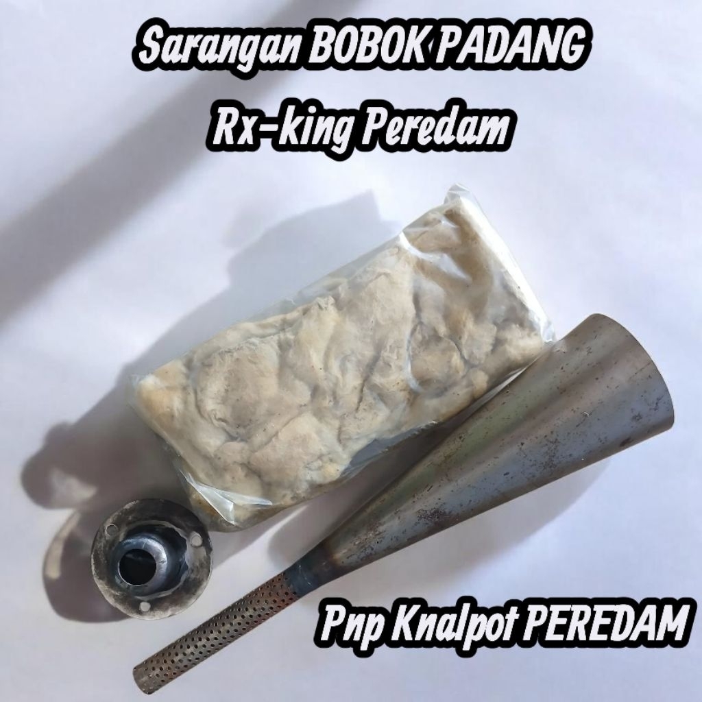 Sarangan kerucut BOPAD Rx king PEREDAM bobok padang untuk saringan knalpot yamaha rx-king peredam ta