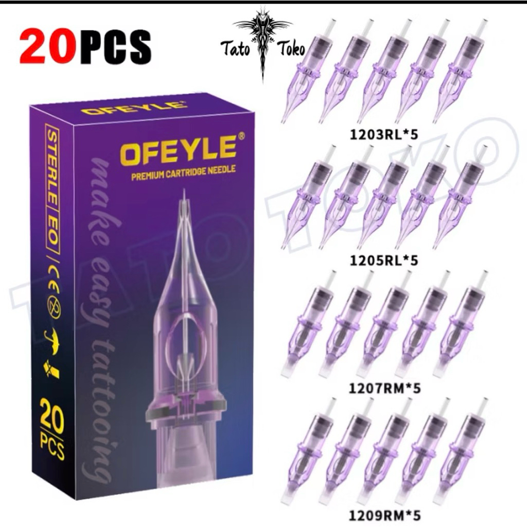 Jarum Tato full setJarum sulam alis Permanen Steril Tato Alis,Tato Bordir,Tato Bibir,Jarum All-In-On