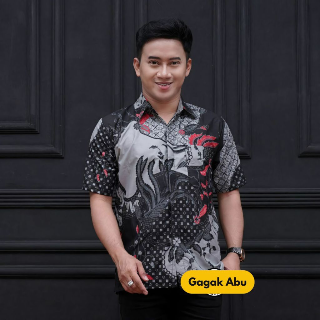 kemeja lengan pendek batik modern