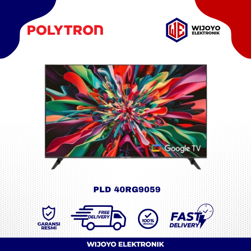 TV POLYTRON LED Smart 40 inch PLD 40RG9059 Cinemax Google TV Garansi Resmi