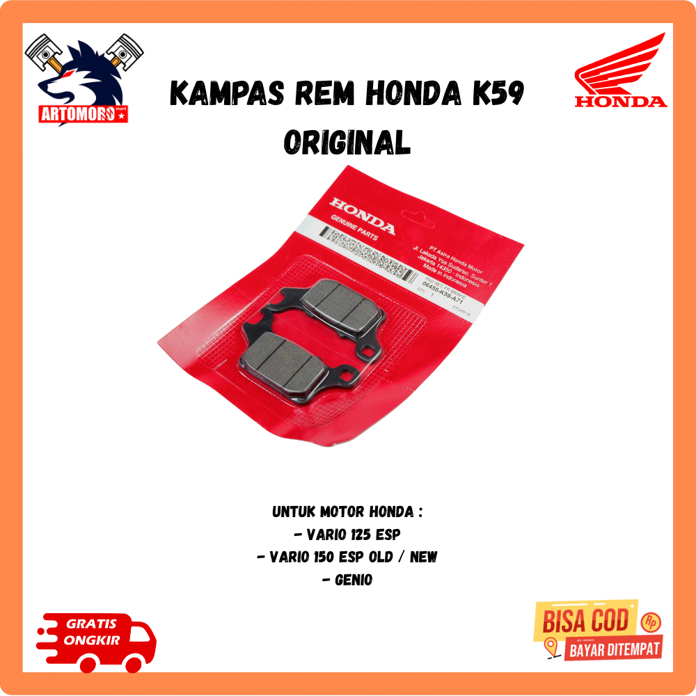 kampas rem vario 150 K59 Original