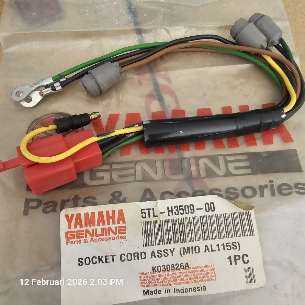 Socket lampu spidometer yamaha Mio. 5TL-H3509-00