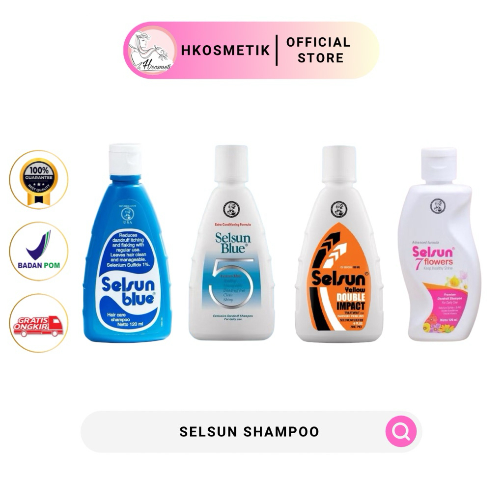 Selsun Shampoo Anti Ketombe / Shampoo Selsun Anti Dandruff / Ketombe / Rambut Gatal / Rambut Rontok